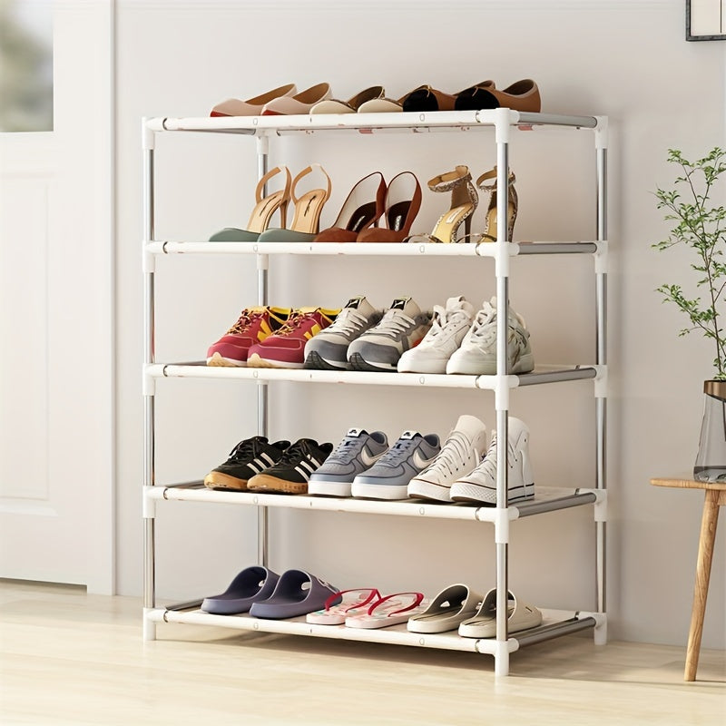 Estante de almacenamiento para zapatos de múltiples capas para dormitorio, organizador de pie