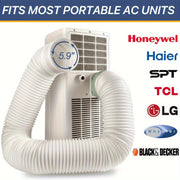 Portable Air Conditioner Hose 14.99cm Diameter 203.2cm Length Durable Polypropylene Iron