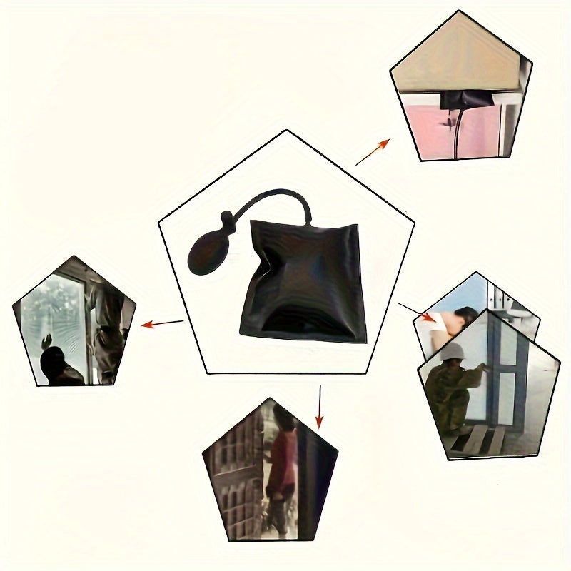 Auto Repair Tool Kit Includes Inflatable Safety Chute and Emergency Unlock Tool