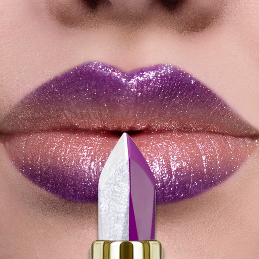 Barra de labios mate para mujer en colores perlados blancos y morados