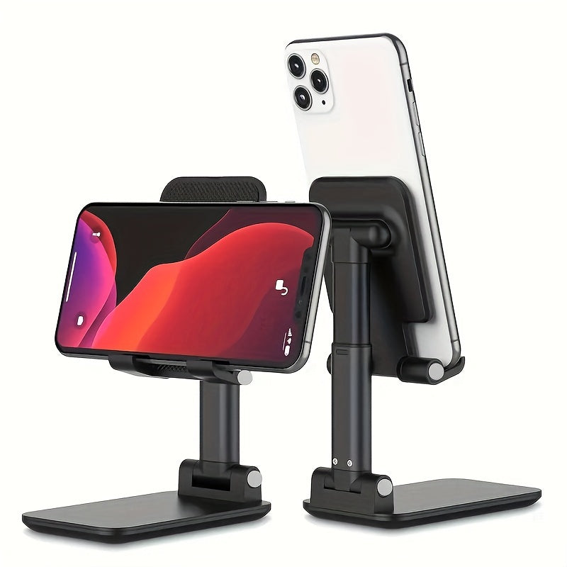 Adjustable Foldable Phone Stand for 10.16-20.32cm Devices with Height and Angle Adjustment