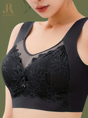 2 ta qora va bej rangdagi ayollar uchun nafis dantel simsiz brass. Qulay, tikuvsiz dizayn, gullar bosma, o'rtacha qo'llab-quvvatlash. Naylon va spandeks aralashmasidan tayyorlangan.