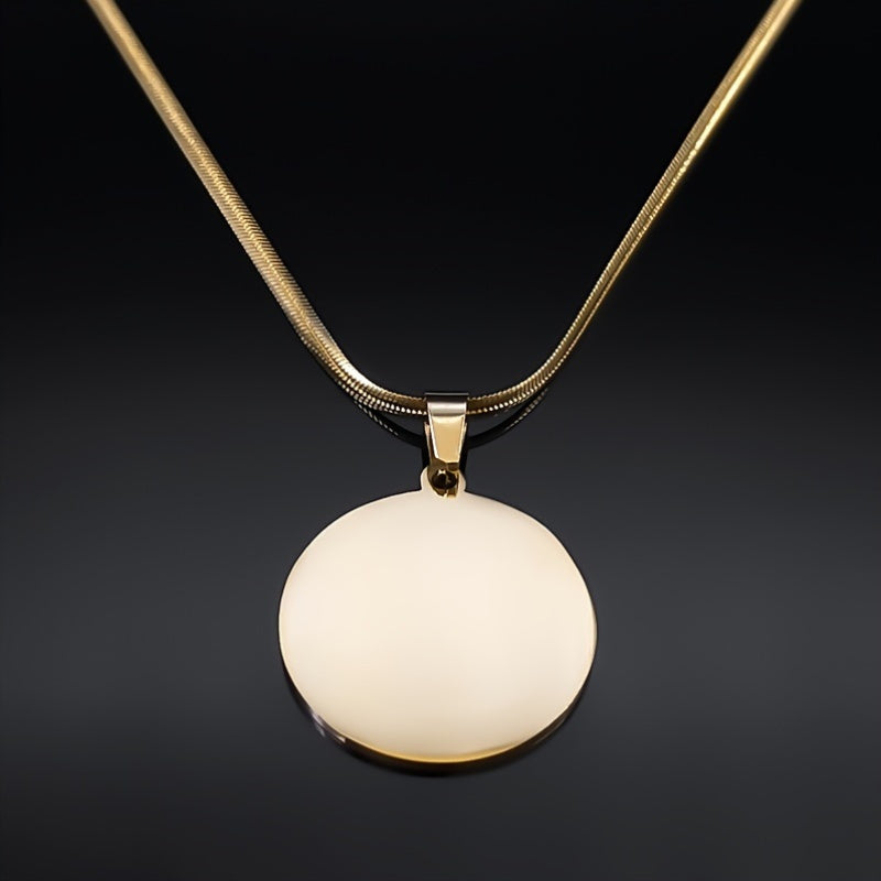 Islomiy Qur'on oyati taqinchoq zanjir zanglamas po'lat 18K oltin bilan qoplangan musulmon kaligrafiyasi zargarlik buyumlari erkaklar va ayollar uchun