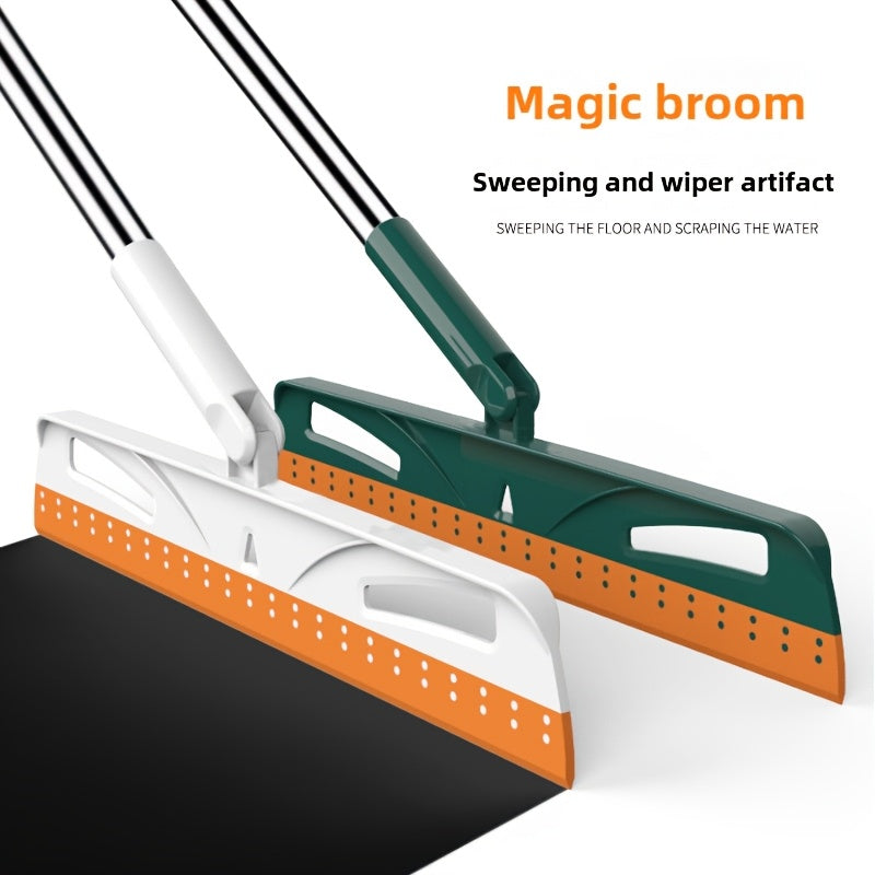 Versatile Floor and Window Cleaning Tool with Scraper for Tile Glass Bathrooms