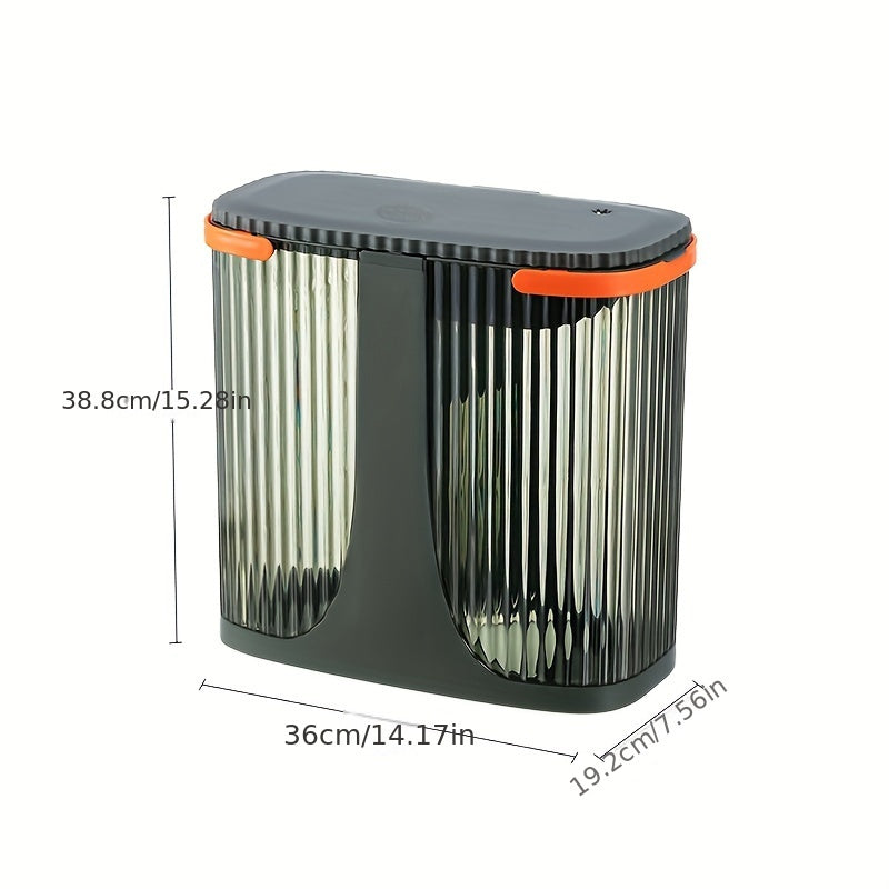 Ko'p funksiyali Choy Qoldiqlari Savati Filtr bilan - Shaffof, Yotoqxona va Mehmonxonada Uy Tozalash uchun Mukammal