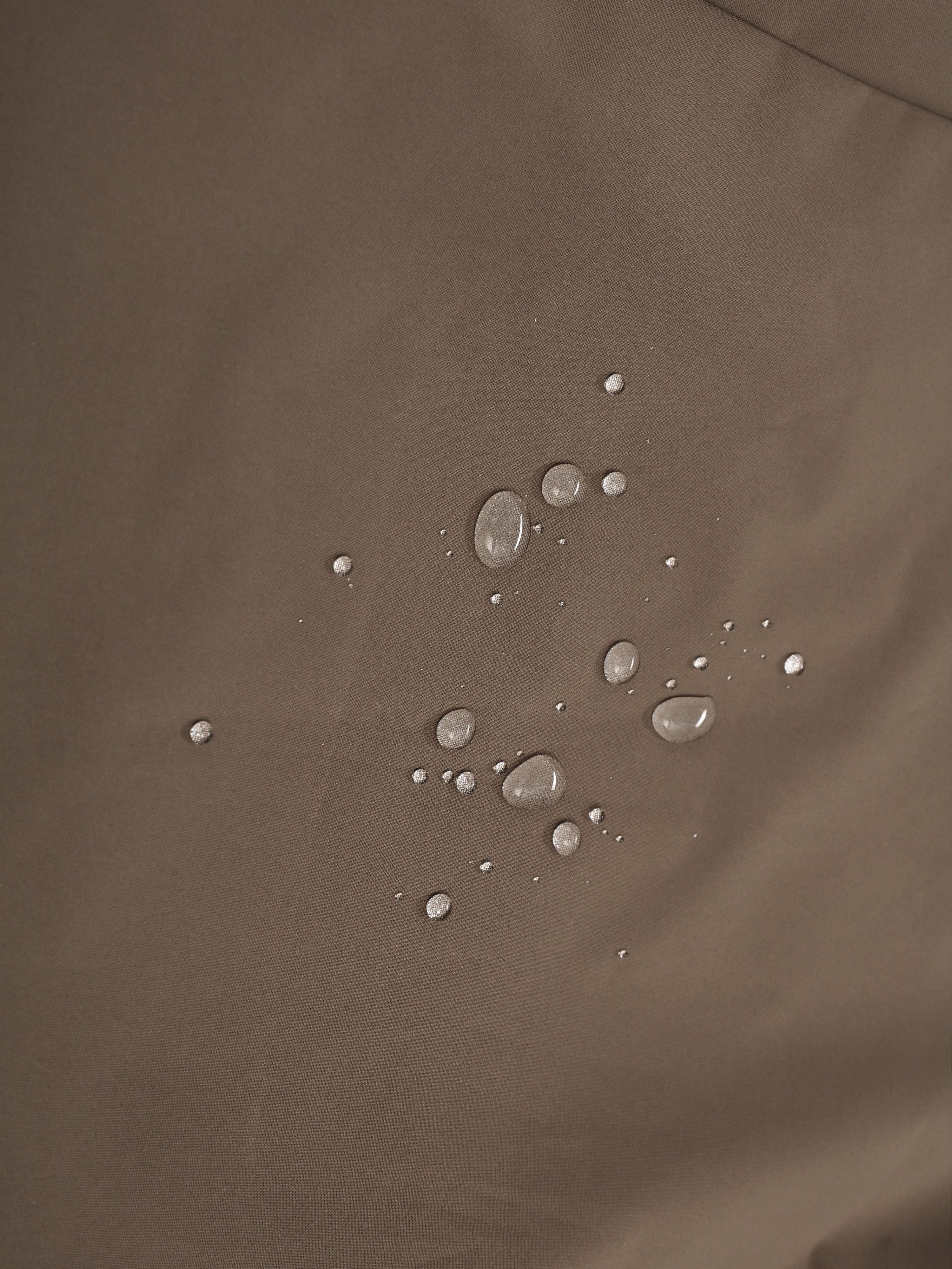 Men's Waterproof Hooded Rain Jacket for Hiking Lightweight Polyester Outdoor Windbreaker