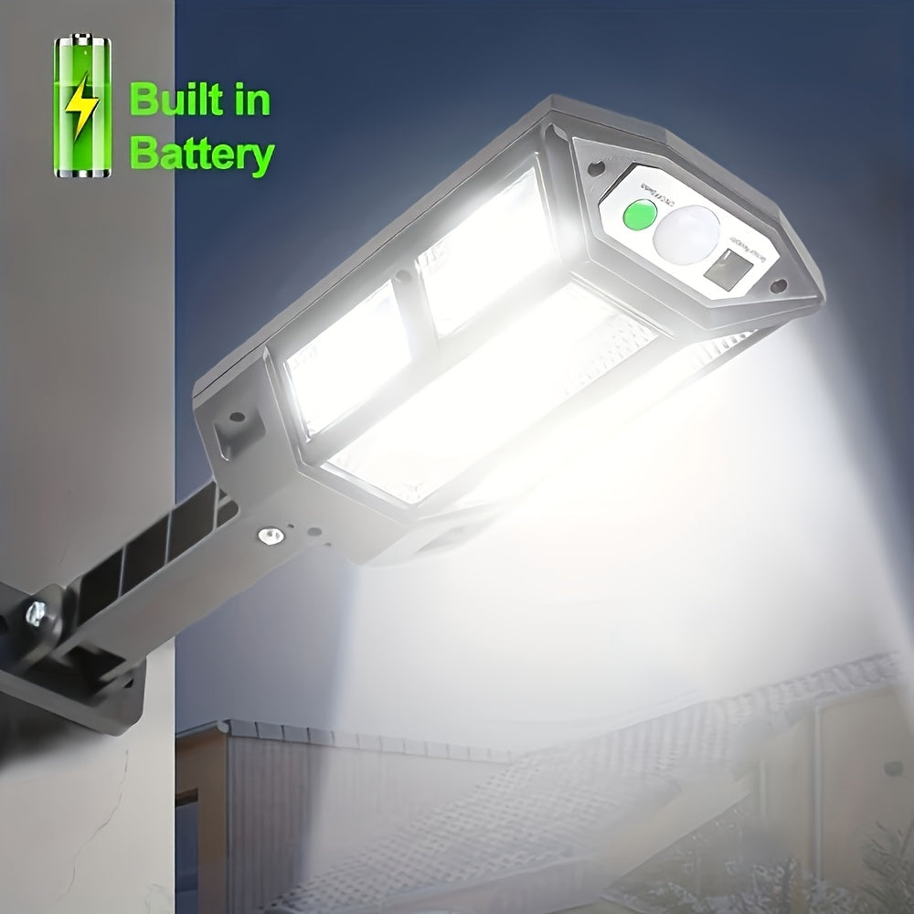 Super Bright LED Solar Wall Light with Motion Sensor 3 Lighting Modes Outdoor Security