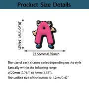 36PCS PVC Alphabet Letter Set Assorted Characters DIY Crafts Educational Supplies