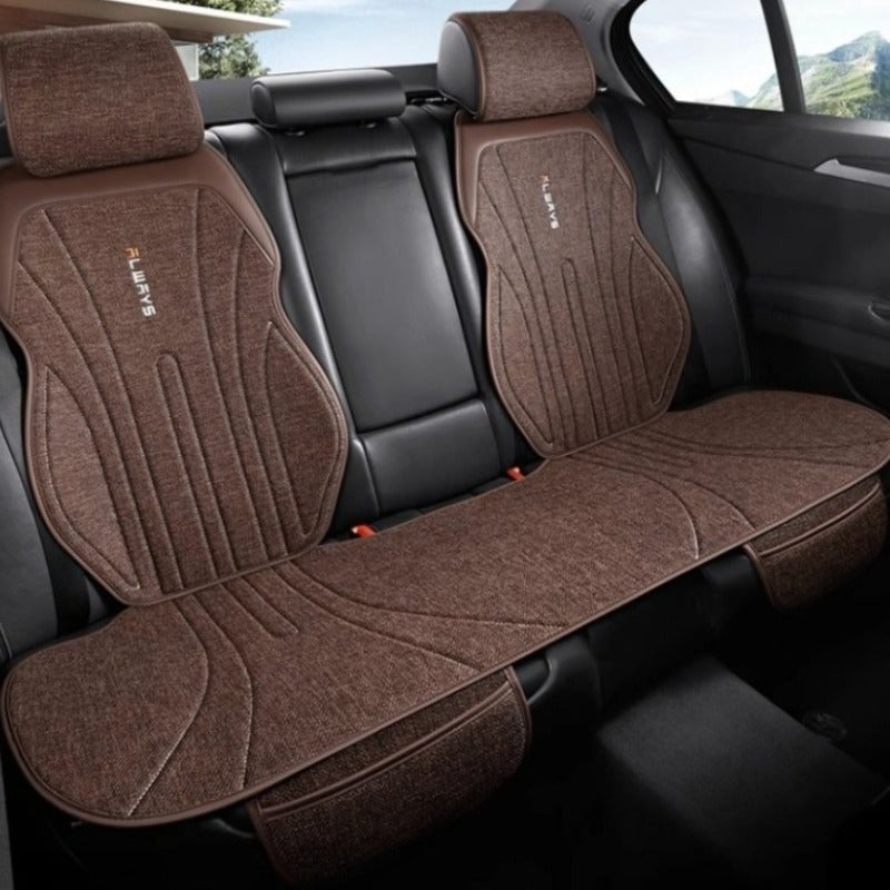 Barcha mavsumlar uchun charm avtomobil o'rindig'i qopqog'i to'liq yostiq himoyachisi