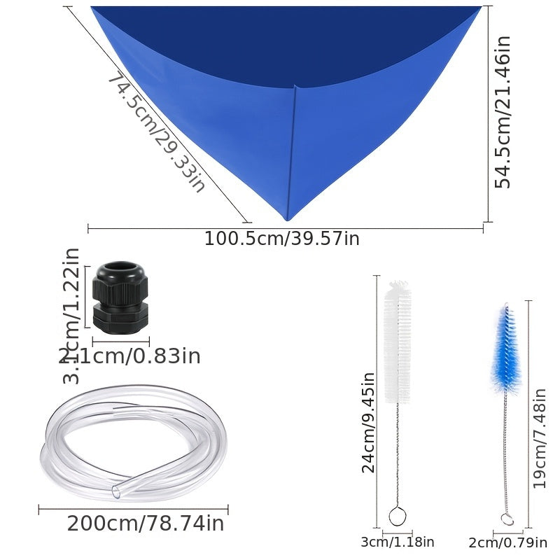 Set of 5 Reusable Air Conditioner Water Collection Bags for Summer AC Maintenance