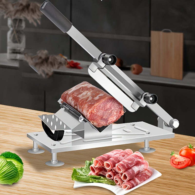 Adjustable Kitchen Slicer for Meat Fruits Vegetables with Accessories
