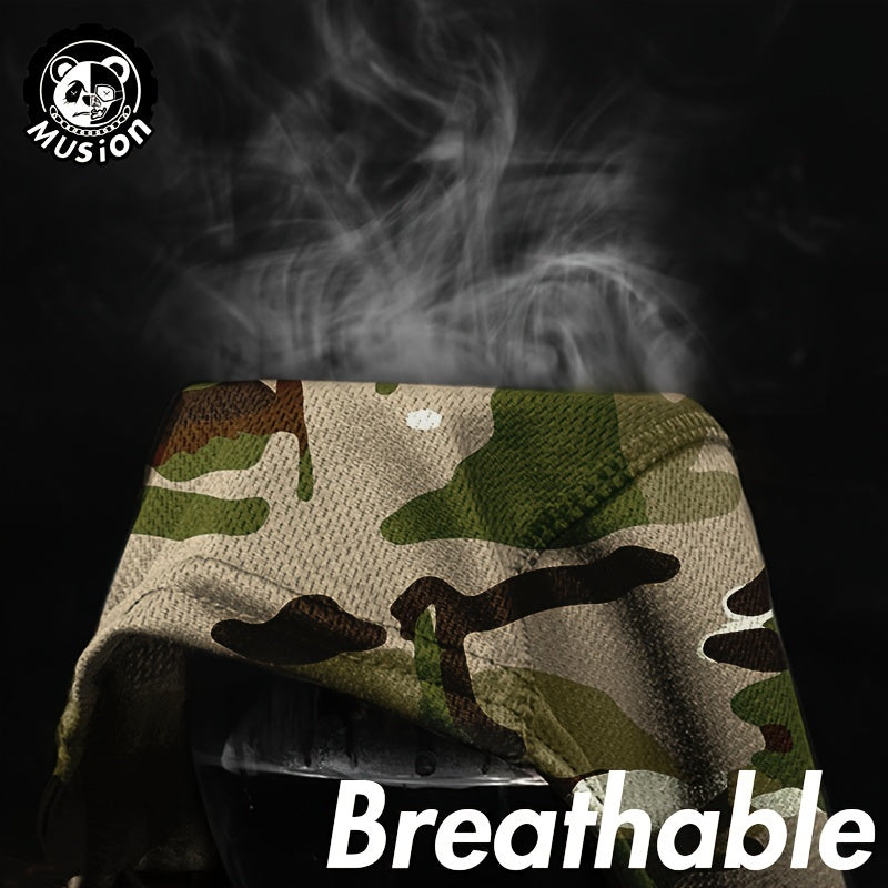 Взрослая камуфляжная поликоттонная маска для лица для езды на велосипеде и верховой езды