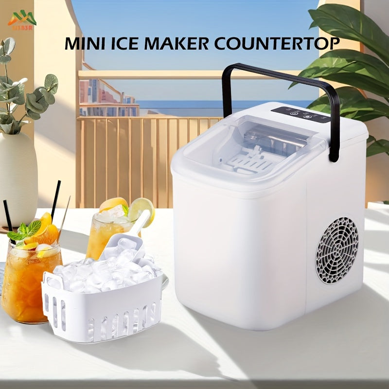 Countertop Portable Ice Maker Home Kitchen Camping Car with Handle