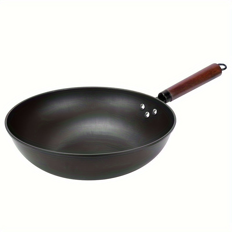Wok antiadherente versátil compatible con estufa de inducción y gas 1 pieza