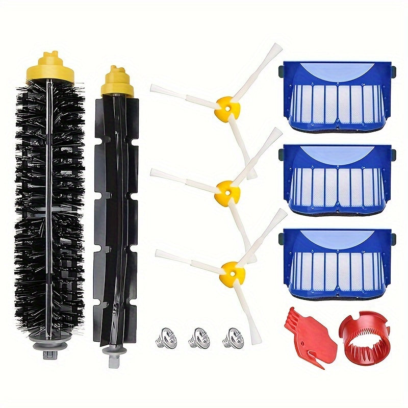 8 dona to'plami, IRobot Roomba 675 650 690 600 610 620 625 630 660 seriyalari uchun almashtirish to'plami. Zaxira qismlar, changyutgich aksessuarlar, cho'tka yon cho'tkasi va HEPA filtri o'z ichiga oladi.
