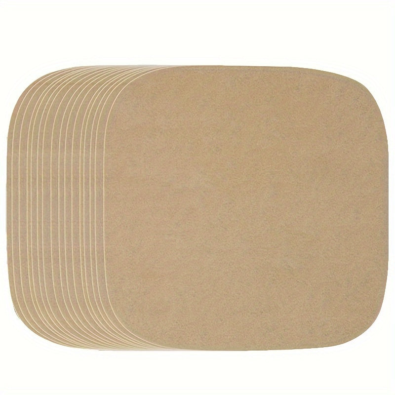 100-Piece Square Air Fryer Disposable Paper Liners Oil-Proof Water-Proof Baking Roasting Microwave