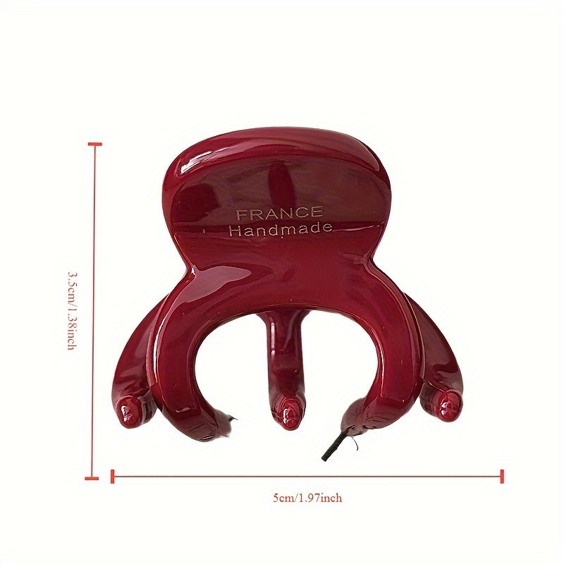 3 шт. заколки для волос из ацетата для женщин, ежедневное использование, высокие резинки для хвостика, складные