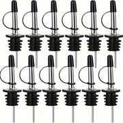 Set of 4 6 8 12 24 Bar Pourer Spouts with Dust Cover for Liquor Oil