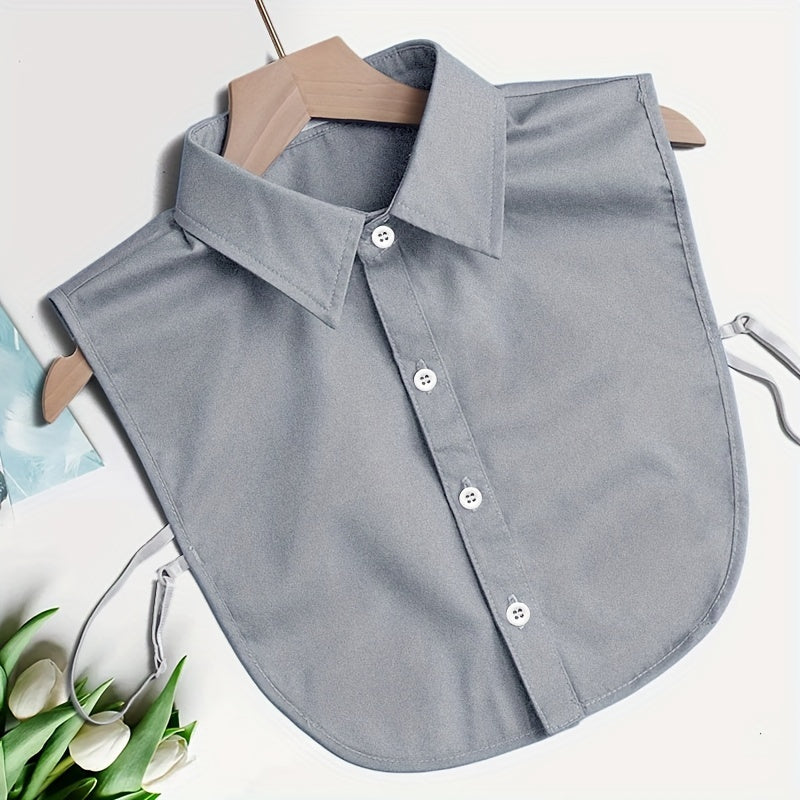 Erkaklar uchun ajraladigan polyester toʻqilgan kofta boʻynigʻi uchun aksessuar, uniseks