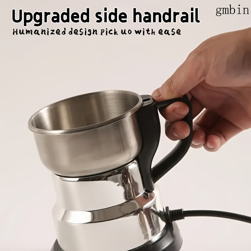 European standard stainless steel electric mill for grinding grains and herbs with 4 blades