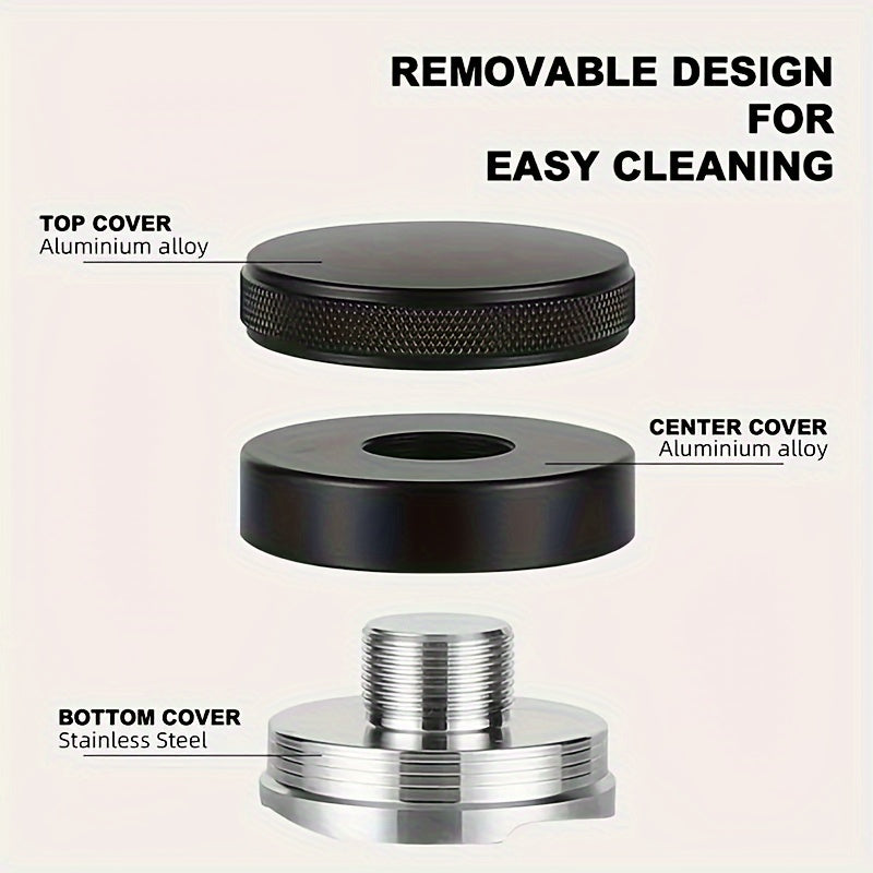 Нержавеющая сталь Тройной пресс для кофейной пульпы и диспенсера эспрессо 51/53/58 мм