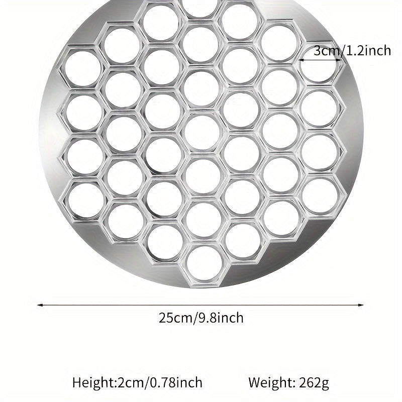 Aluminum Dumpling Maker with 37 Holes for Meat and Pastries Kitchen Tool