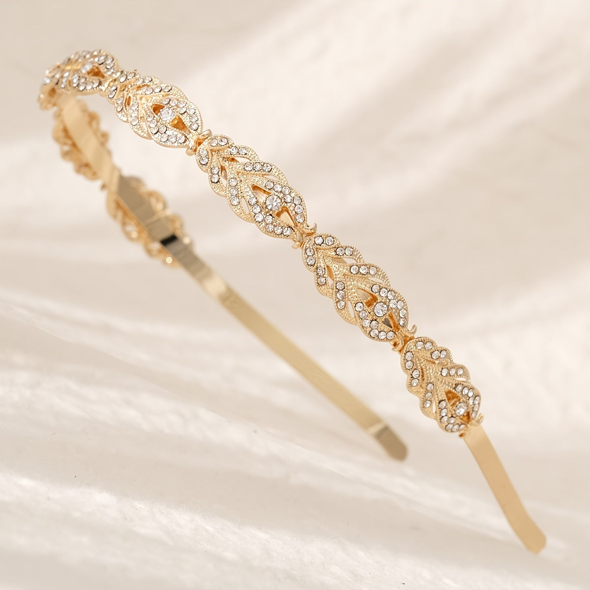 Women’s Rhinestone Hair Hoop Headband for Bridal Wedding Dress Accessories