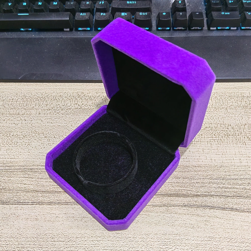 Бархатная восьмиугольная шкатулка для украшений для женщин и девочек