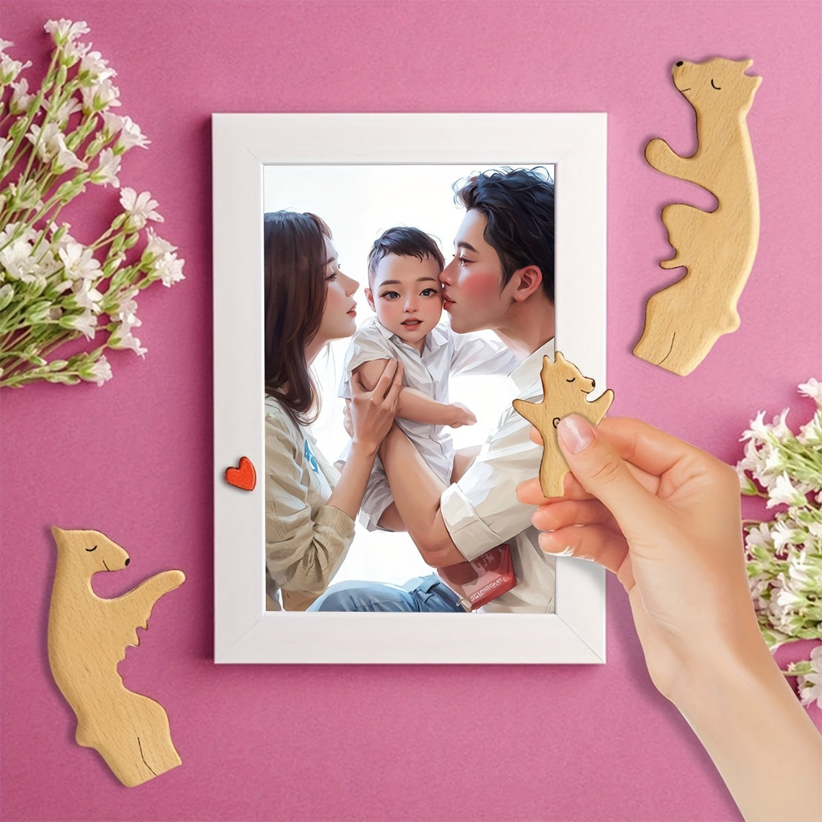 Yashash xonasi uchun yog'och mozaika dekoratsiyasi O'zingizning qulay bezaklaringizni yarating