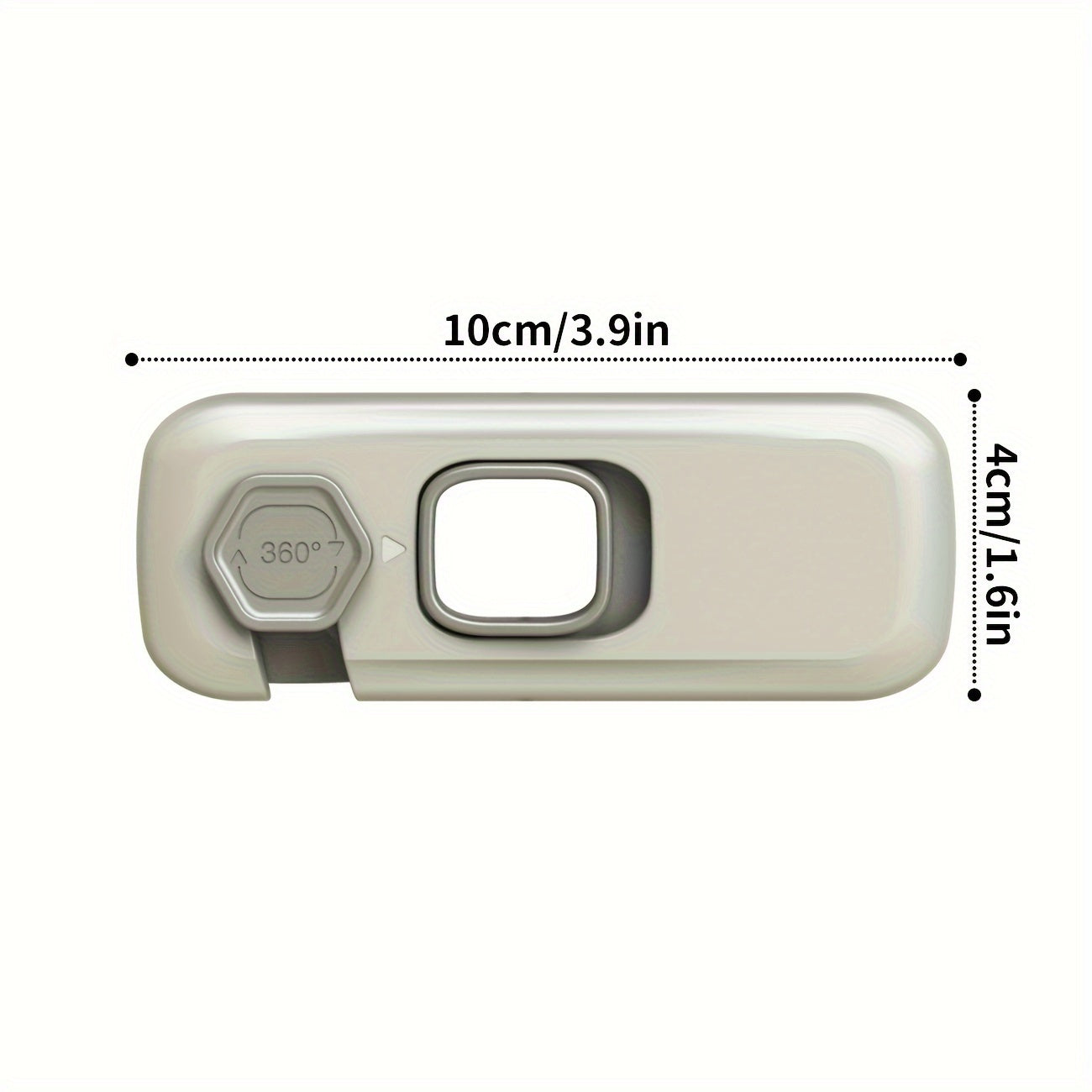 Set of 5 Child Safety Locks for Refrigerator Cupboards Drawers Non-Toxic PVC Durable Adhesive