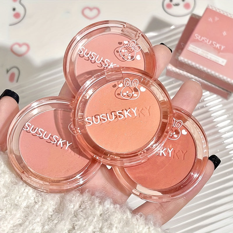 Women Monochrome Powder Blush Medium Coverage Natural Finish Pink Berry Red