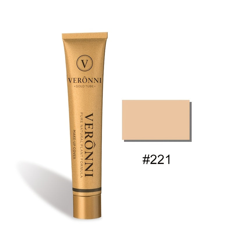 Uzun muddatli suyuq yashiruvchi krema, to'liq qamrov, akne va jarohatlarni yashirish uchun