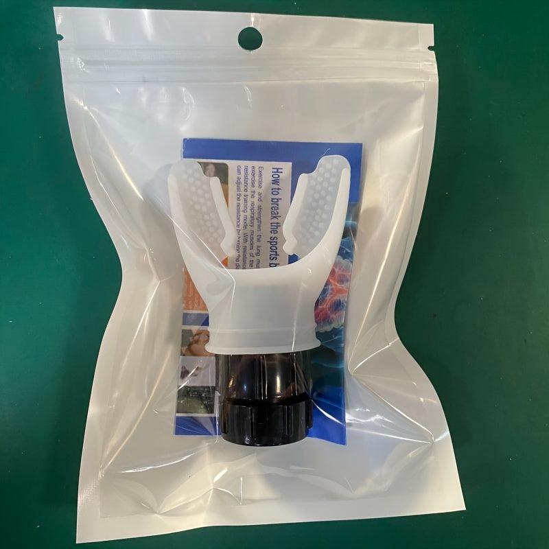 Портативный тренажер для легочной емкости и дыхания, изготовленный из силикона, не требует батареек, идеально подходит для любителей фитнеса.