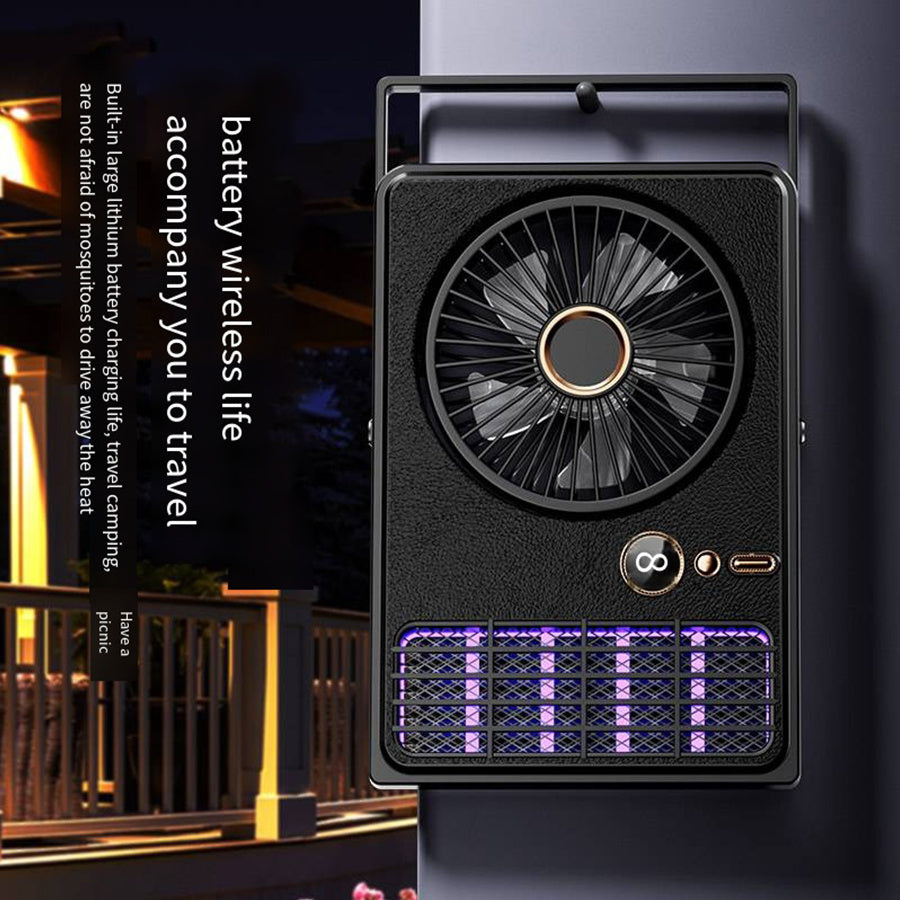 Portable Mosquito Killer Fan for Outdoor Camping Hanging Desktop Multiple Functions