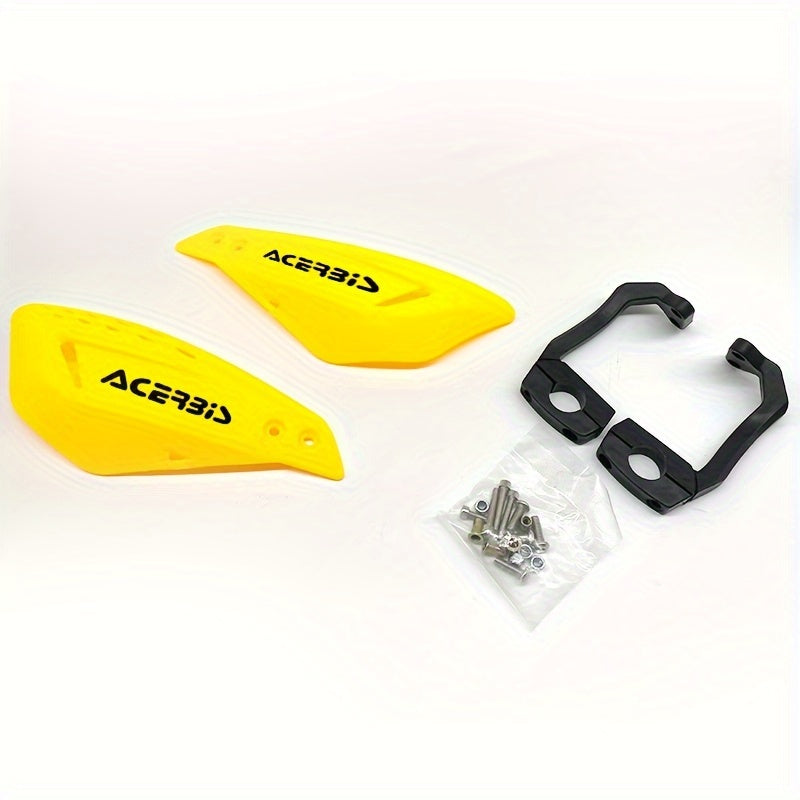 Off Road Motorcycle Hand Guards Carbon Fiber Look Dual-Sided Protective Shields for Dirt Bikes