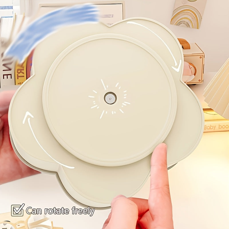 Cartoon Rotating Pen Holder for Office Supplies Makeup Brushes and Stationery