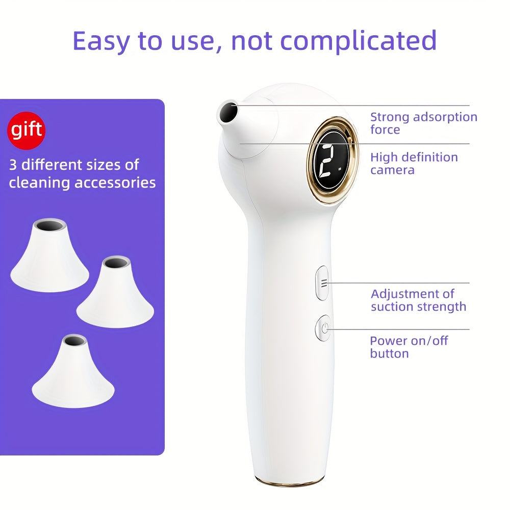 Beauty Device for Skin Cleansing Pore Cleaning Rechargeable Lithium Battery