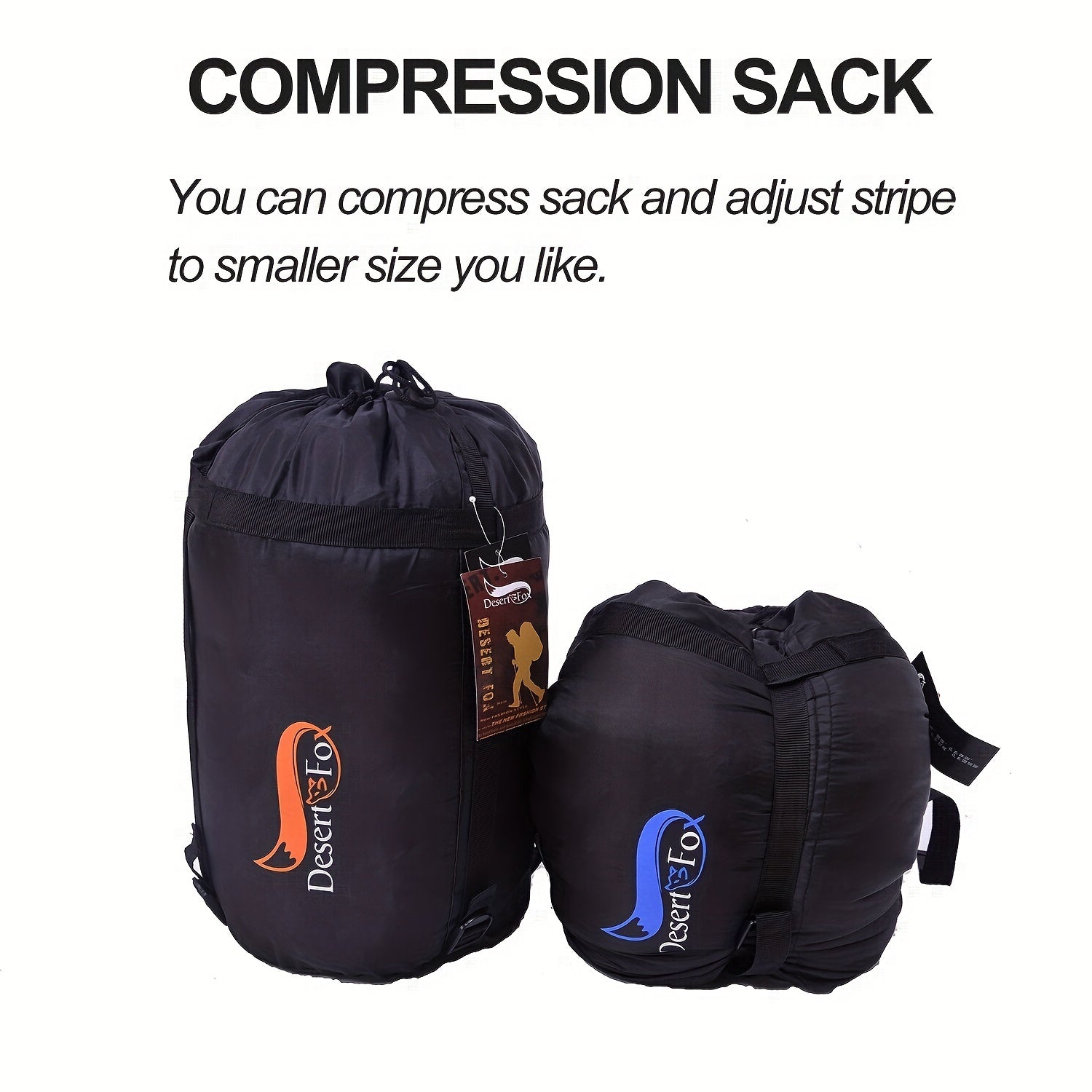 Lightweight 3-Season Synthetic Fiber Sleeping Bag for Backpacking Camping Hiking Travel