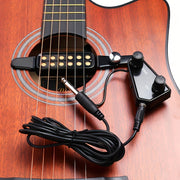 12-Hole Magnetic Acoustic Guitar Pickup with Adjustable Volume and Tone Control
