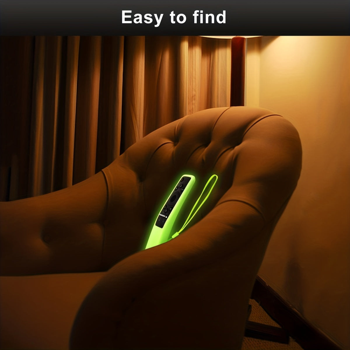 Funda de silicona para control remoto para televisor 4K Ultra HDTV sin carga, antideslizante, ligera y protectora