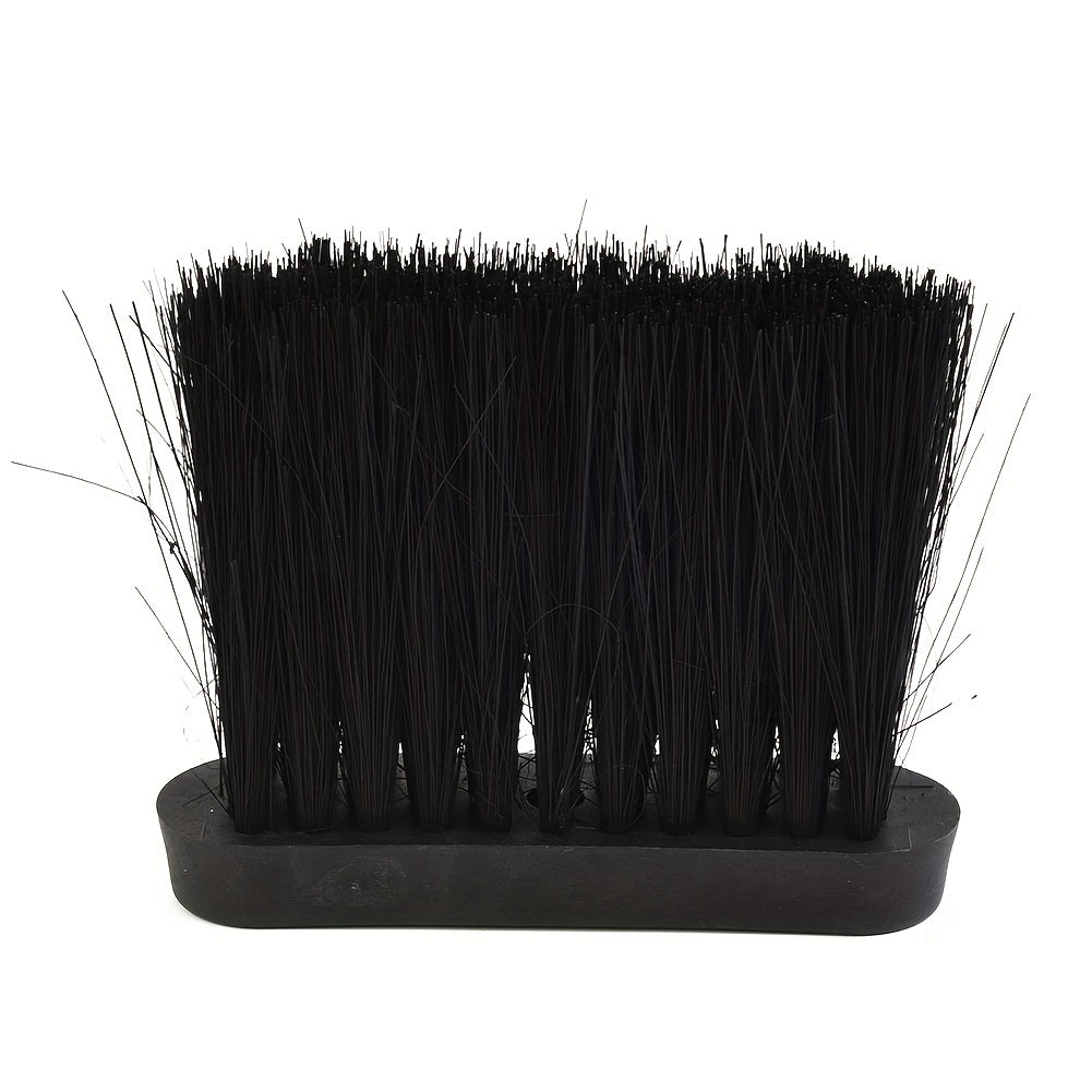 High-Quality Fireplace Broom with Plastic Handle and Dense Bristles