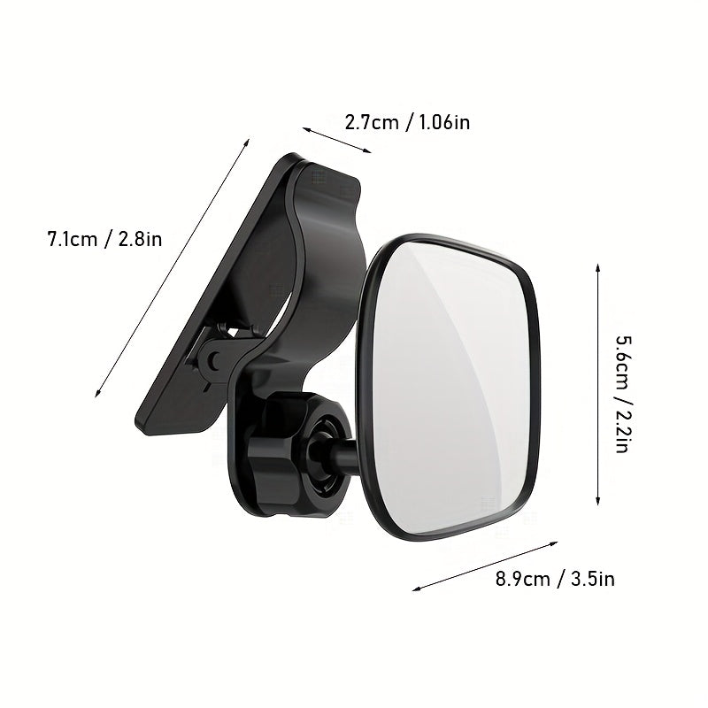 Adjustable Car Rear View Mirror for SUVs Trucks with Wide Angle Convex Mirror