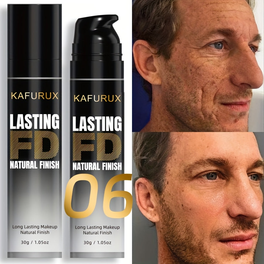 Men's Full Coverage Concealer Waterproof Liquid Foundation for All Skin Tones