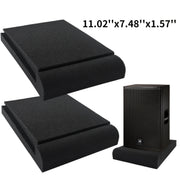 Yuqori zichlikdagi dinamik izolyatsiya yostiqlari, 2 juft, ovoz sifatini yaxshilash va subwoofer izolyatsiyasi uchun.