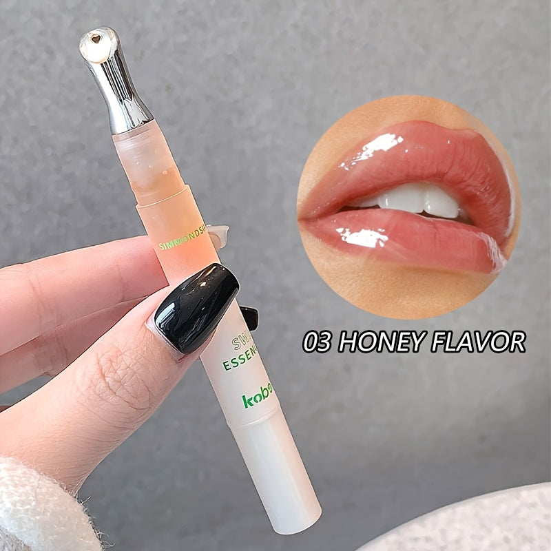 Brillo labial para mujer hidratante con infusión de bayas, humectante, brillante y nutritivo