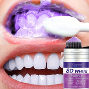 Purple Teeth Whitening Powder 1.76oz with Natural Pearl Essence for Brightening and Fresh Breath