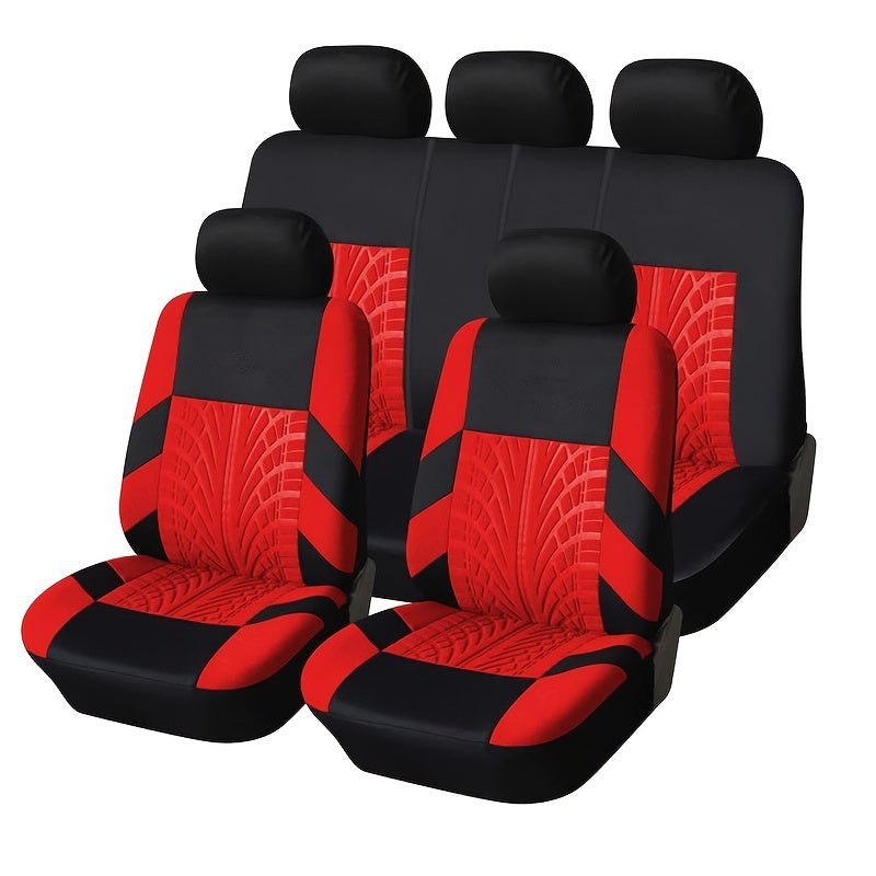 5 Seats Car Seat Covers Breathable Polyester Universal Fit for Cars Trucks SUVs