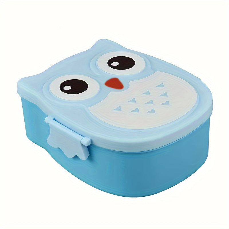 Owl-Shaped Lunch Box BPA-Free Microwave Safe Kids Adults School Work Outdoor