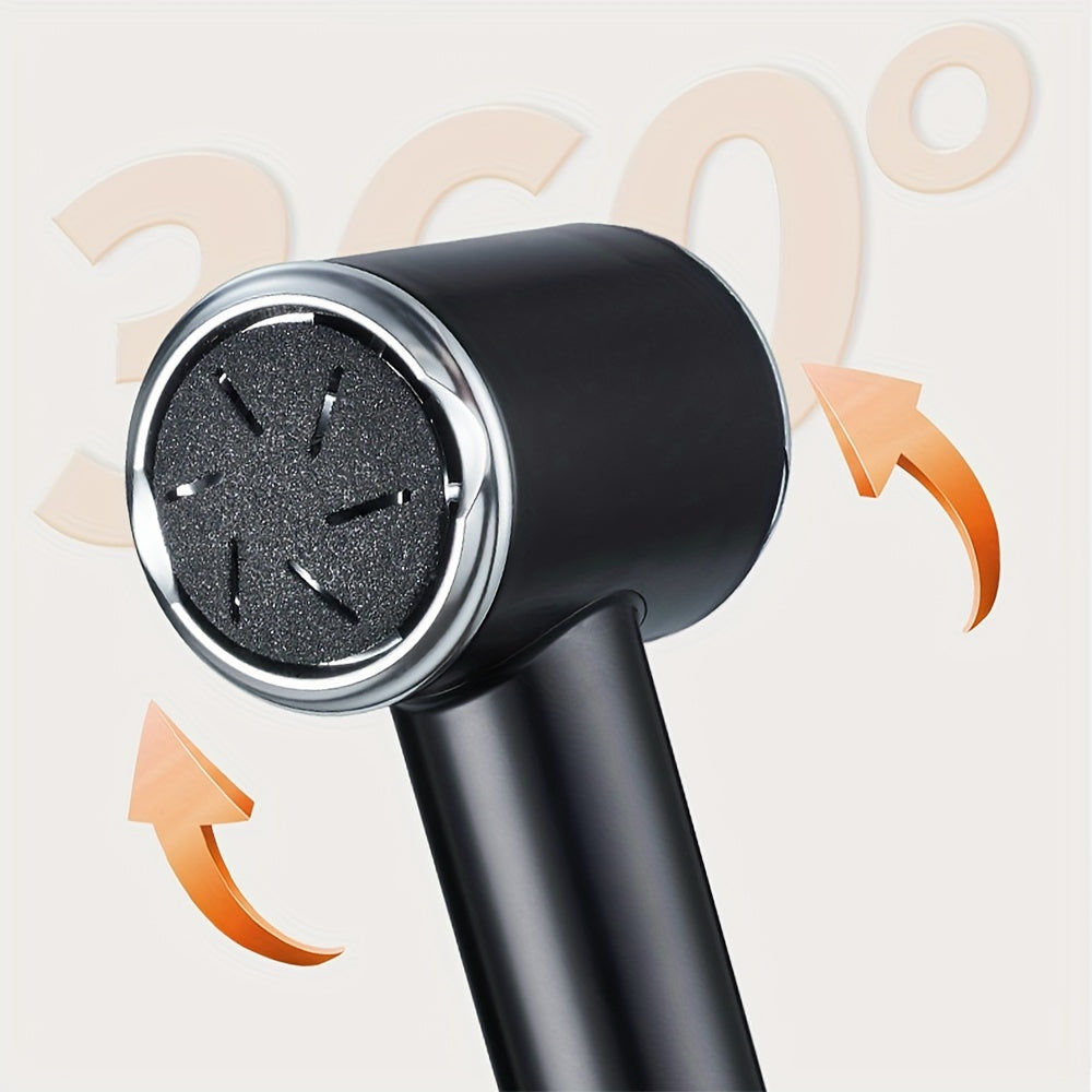 Электрический удалитель мозолей с вакуумом, ЖК-дисплей, 6 сменных насадок, перезаряжаемый инструмент для педикюра