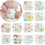 Набор из 5 дышащих и уютных тренировочных подгузников - многоразовое, принтованное хлопковое нижнее белье для детей в возрасте от 0 до 6 лет - идеальный подарок на Рождество, Хэллоуин и Новый год